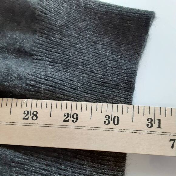 RoundTree & Yorke Platinum Label Angora Cashmere V Neck Sweater Mens XXL Gray - Picture 9 of 10